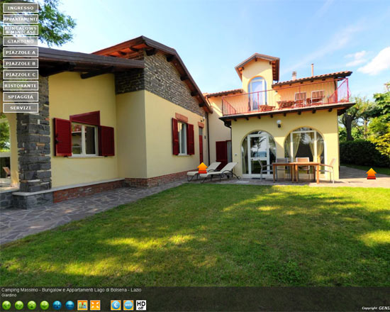 Virtual Tour Camping Appartamenti & Bungalow Massimo